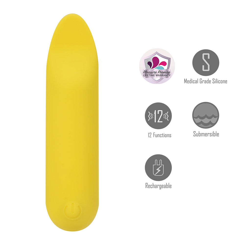 Maia Toys | Maia TAWNI - Yellow 9cm Bullet with Flickering Tip