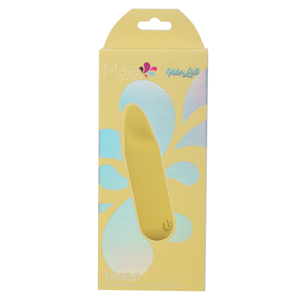 Maia Toys | Maia TAWNI - Yellow 9cm Bullet with Flickering Tip
