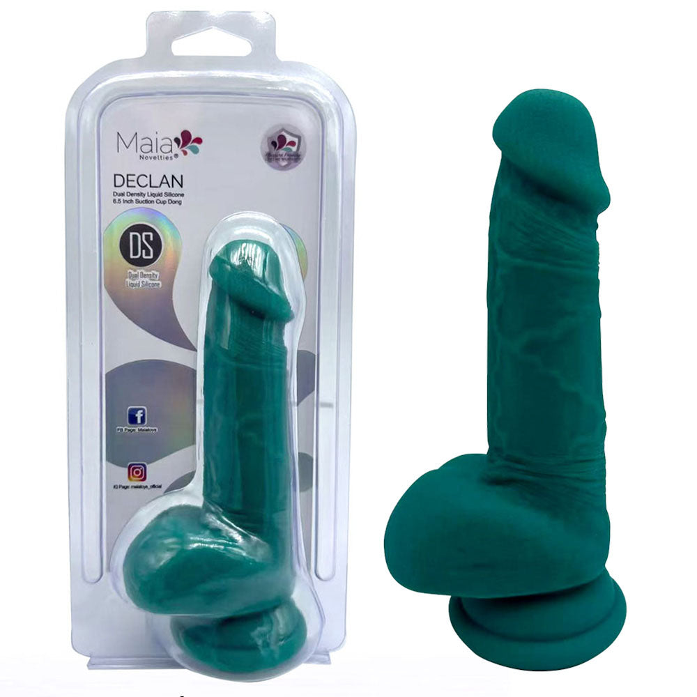 Maia Toys | Maia DECLAN - Green 16.5cm Dual Density Dong