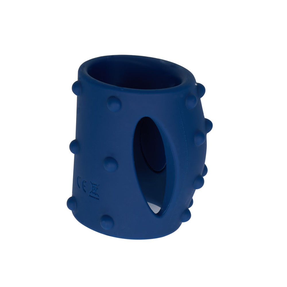 Maia Toys | Maia ROMEO - Blue Vibrating Girth Enhancer Sleeve