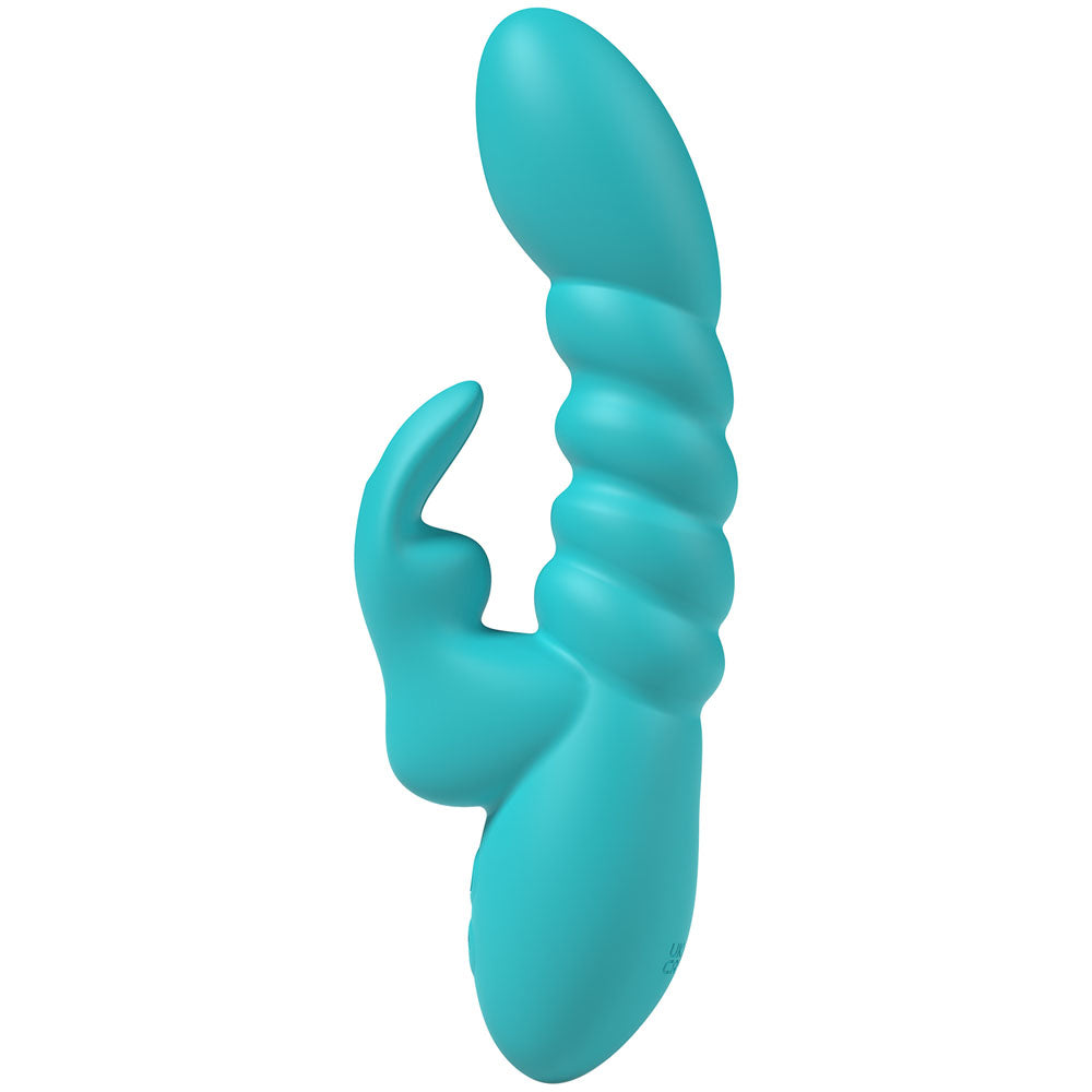 Party Up Brynlyn Rabbit Vibrator Teal