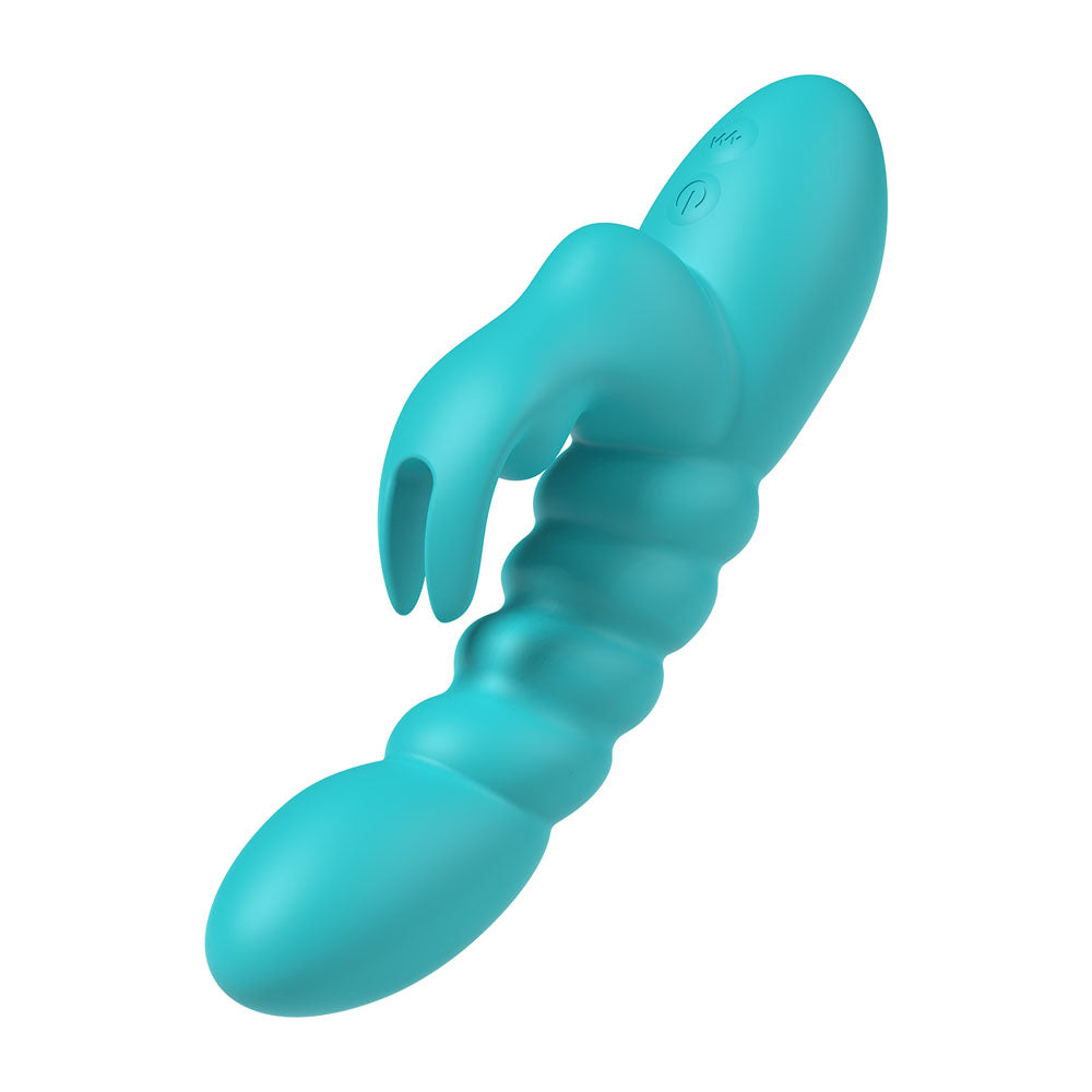 Party Up Brynlyn Rabbit Vibrator Teal