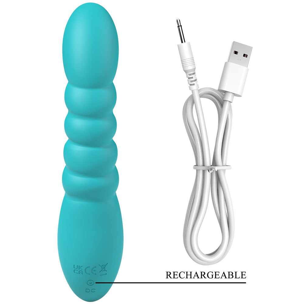 Party Up Brynlyn Rabbit Vibrator Teal