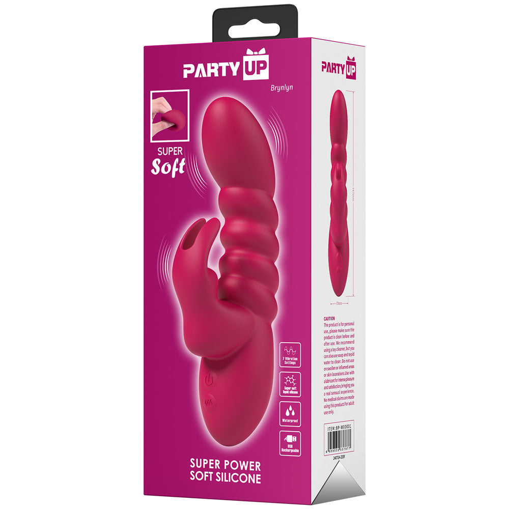 Party Up Brynlyn Rabbit Vibrator Pink