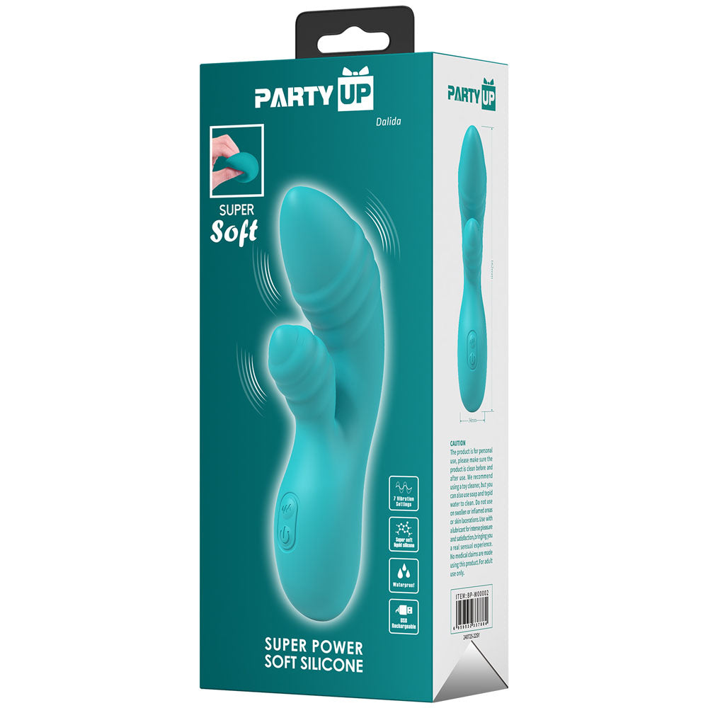 Party Up Dalida Rabbit Vibrator Teal