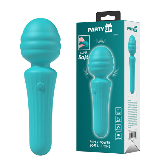 Party Up Duuna Massage Wand Vibrator Teal