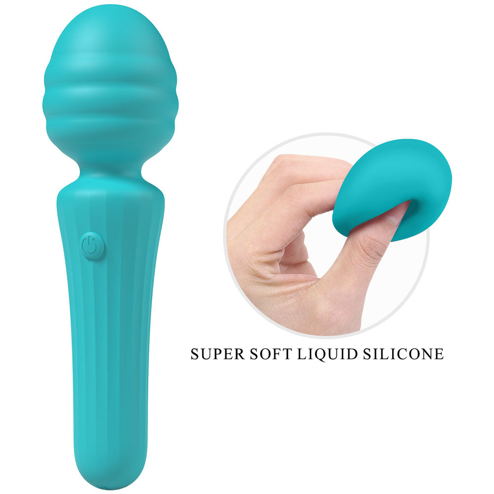 Party Up Duuna Massage Wand Vibrator Teal