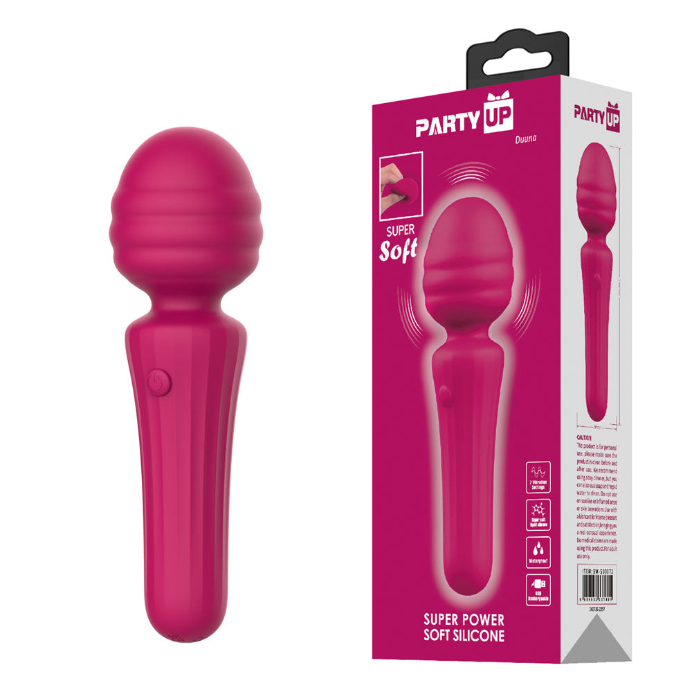 Party Up Duuna Massage Wand Vibrator Pink
