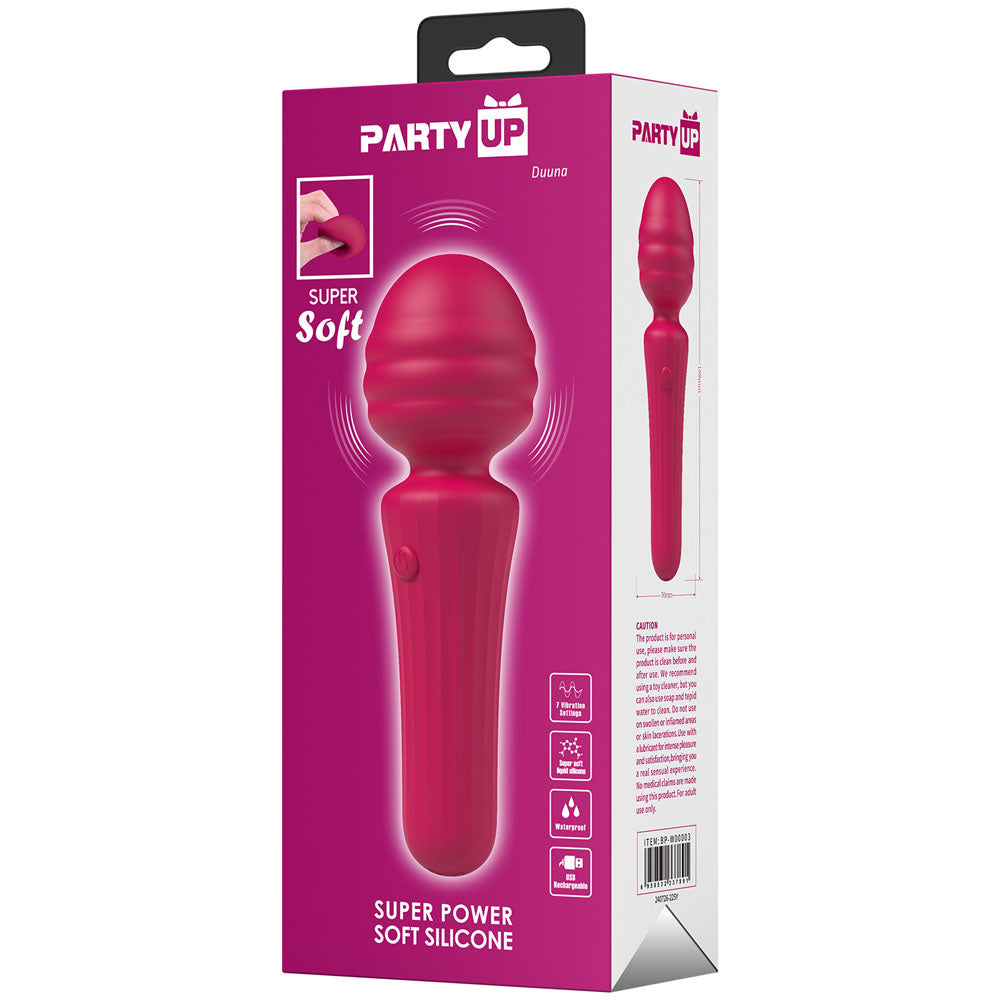 Party Up Duuna Massage Wand Vibrator Pink