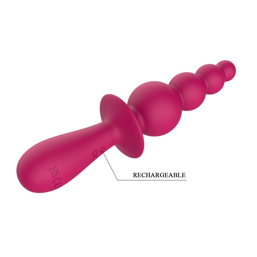 Party Up Evajane Beaded Vibrator Pink