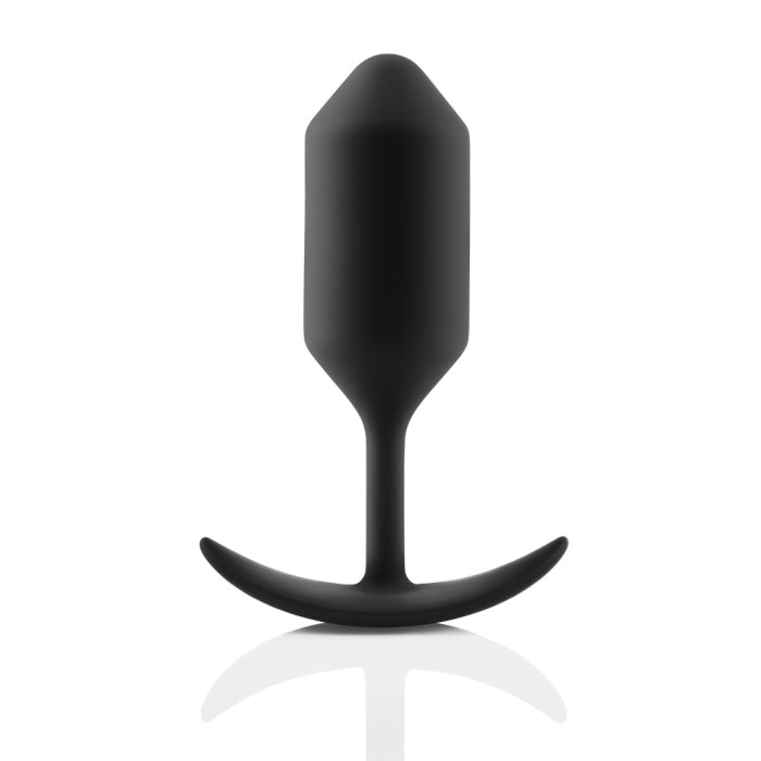 COTR | B-Vibe Snug Plug 3 Black - Weighted Silicone Butt Plug