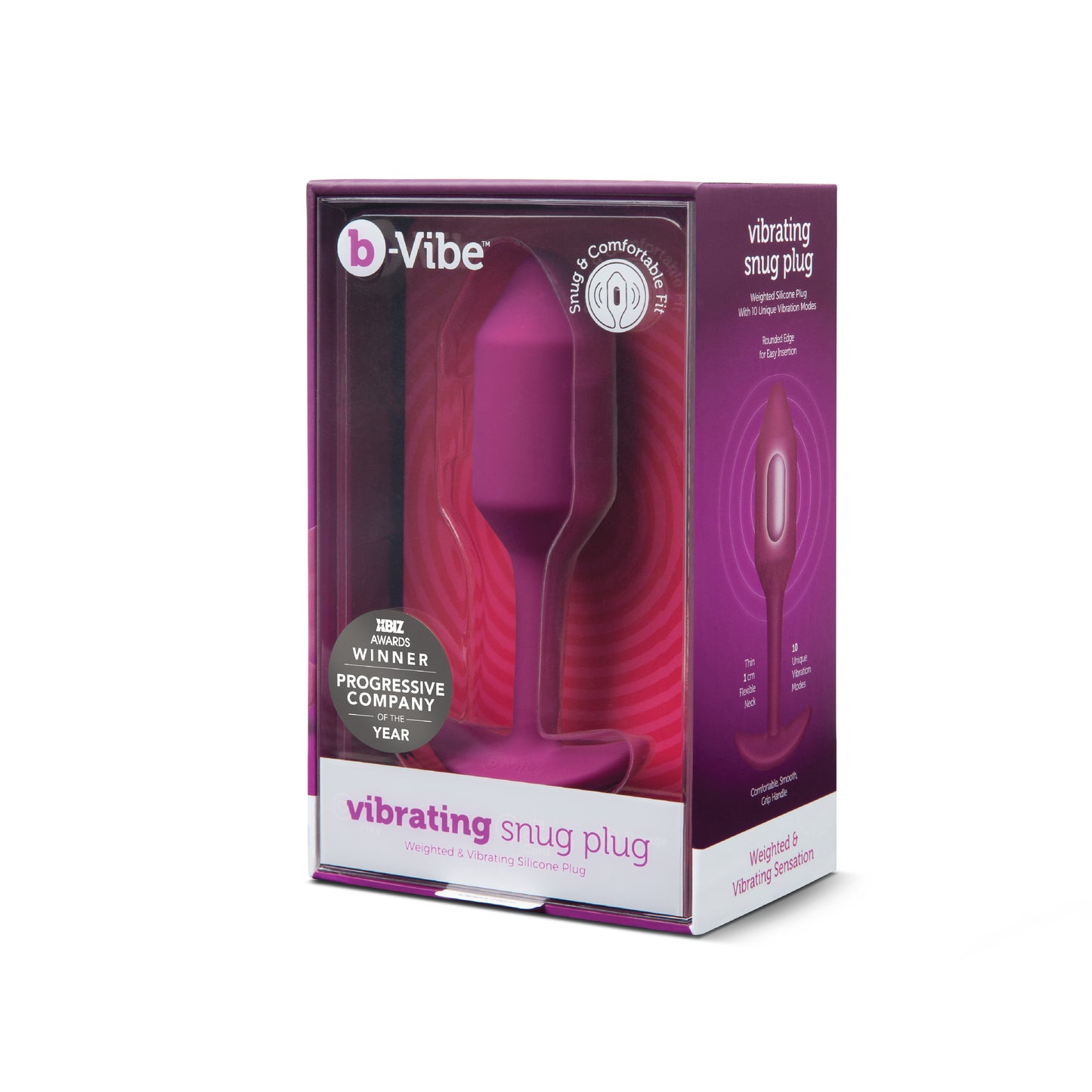 COTR | B-Vibe Vibrating Snug Plug 2 Rose