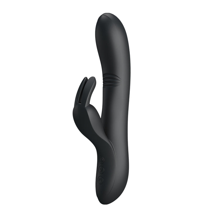 Pretty Love Dylan Rabbit Vibrator Black