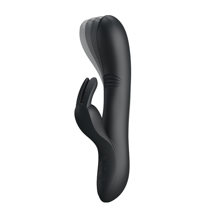 Pretty Love Dylan Rabbit Vibrator Black