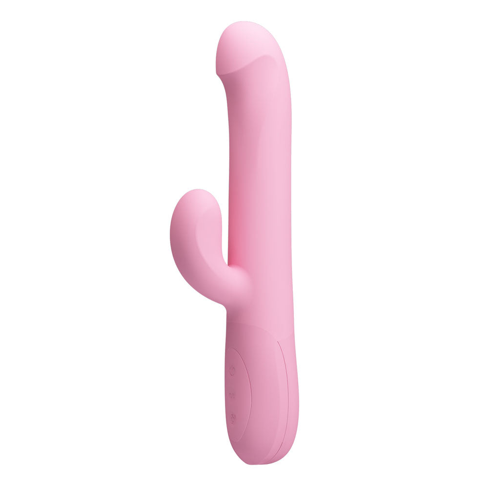 Party Up Dean Rotating Rabbit Vibrator Pink