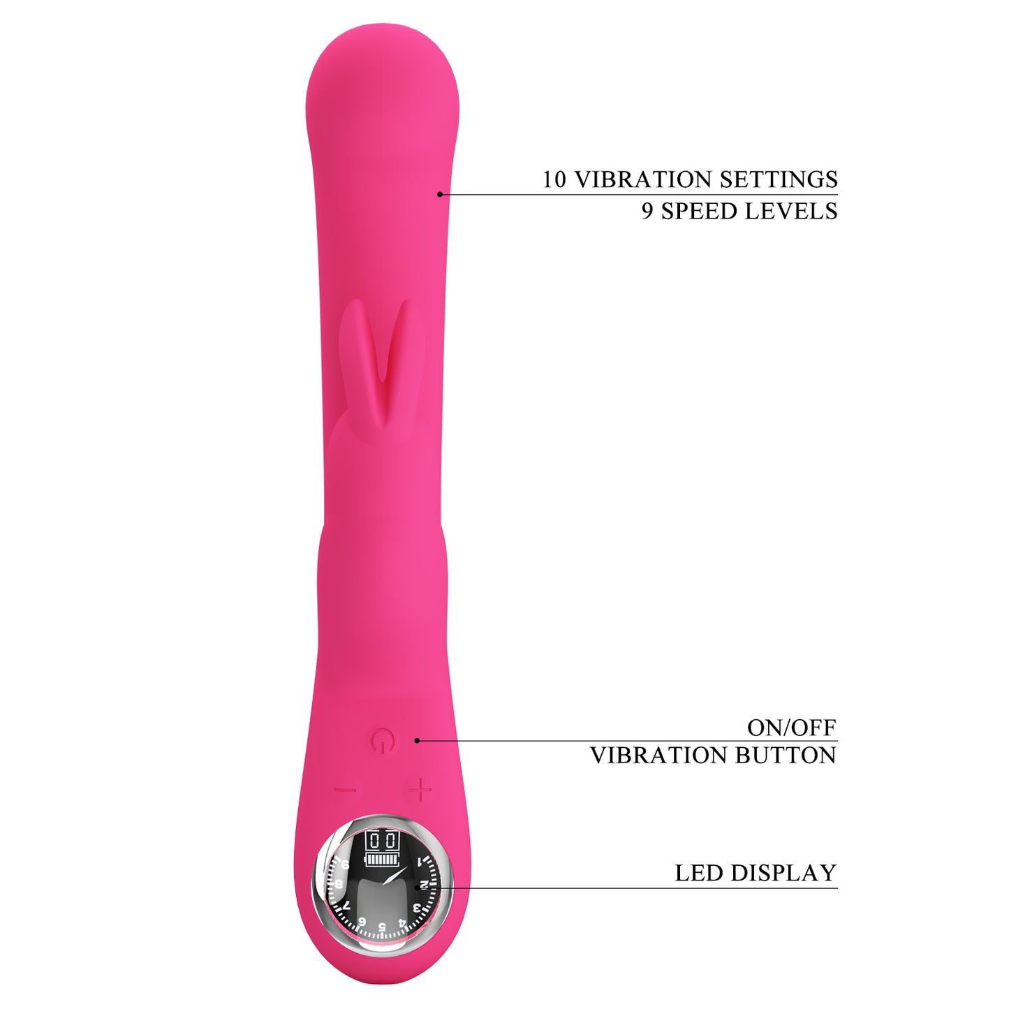 Pretty Love Stavros The Great Lamar Rabbit Vibrator Pink