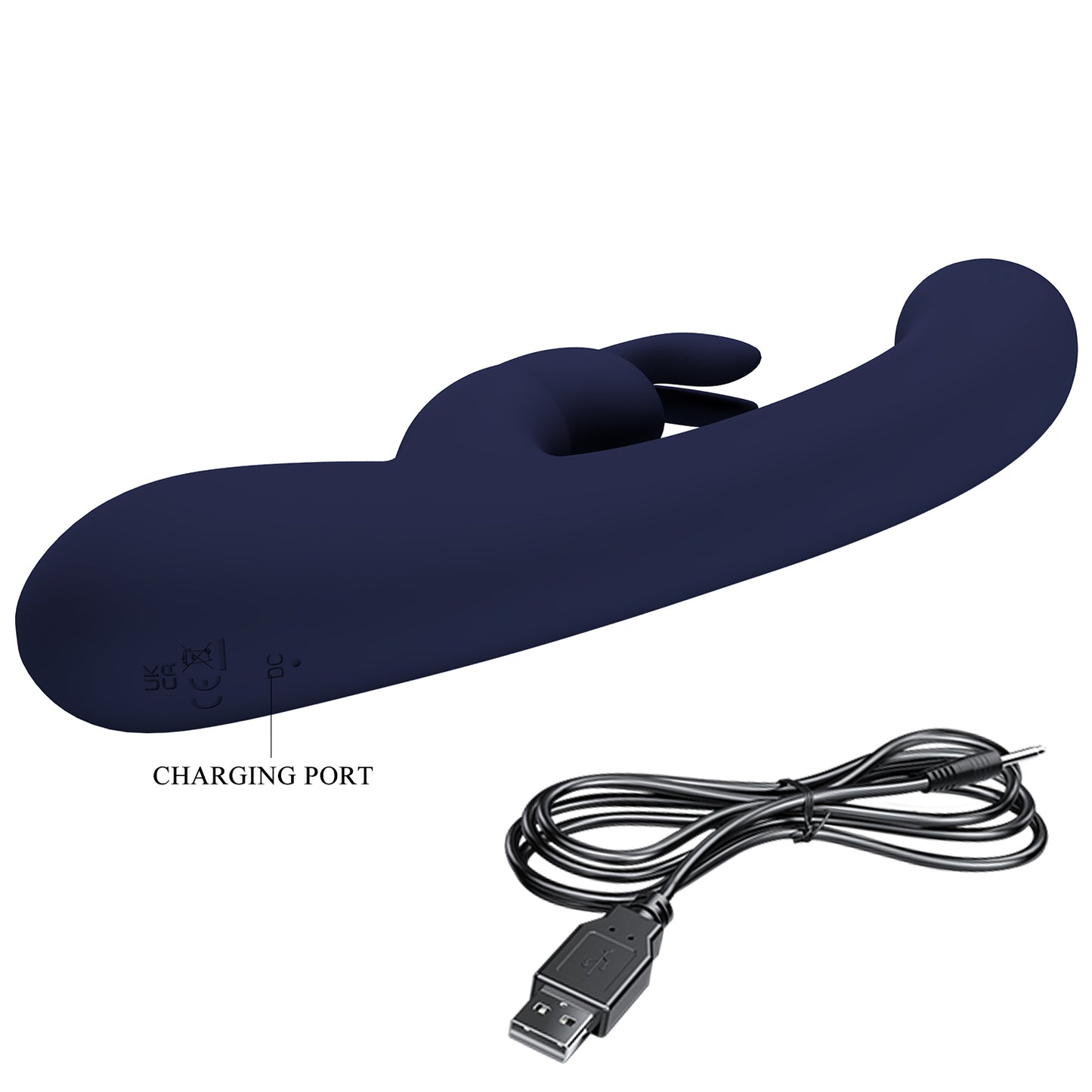 Pretty Love Stavros The Great Lamar Rabbit Vibrator Black