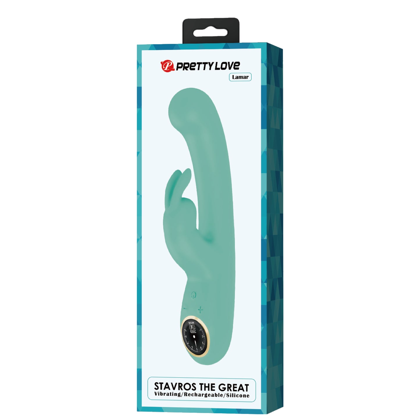 Pretty Love Stavros The Great Lamar Rabbit Vibrator Green