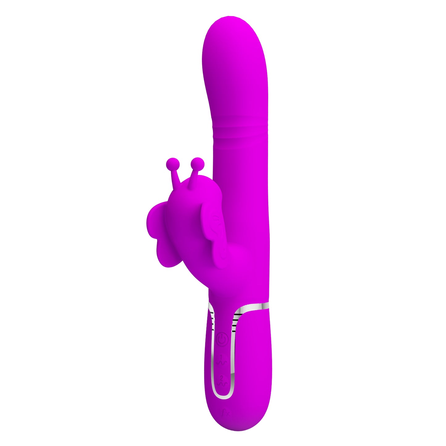 Pretty Love Ridgely Vibrating Sucking Rolling Beads Rabbit Vibrator Purple