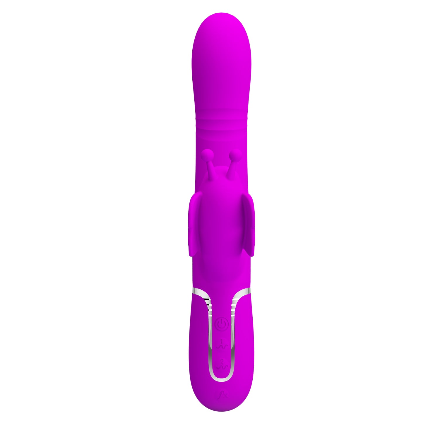 Pretty Love Ridgely Vibrating Sucking Rolling Beads Rabbit Vibrator Purple