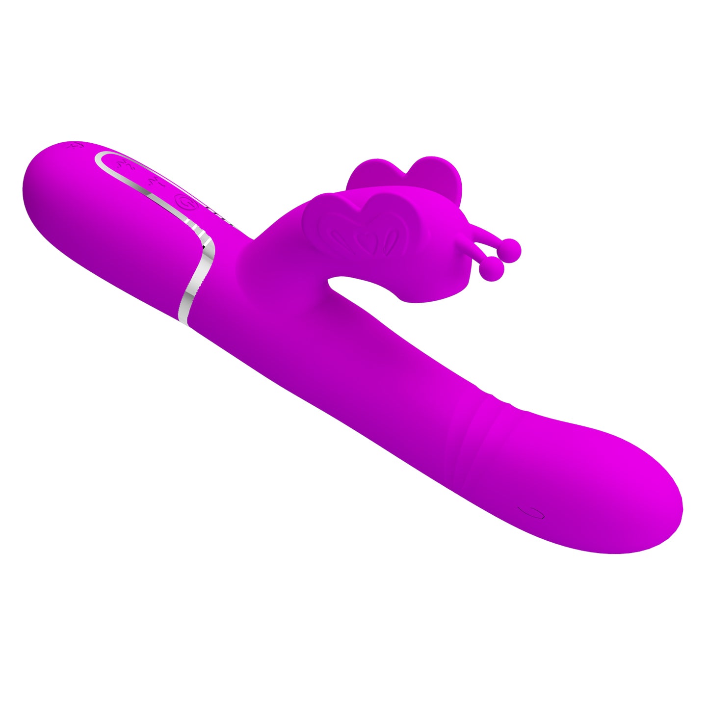 Pretty Love Ridgely Vibrating Sucking Rolling Beads Rabbit Vibrator Purple