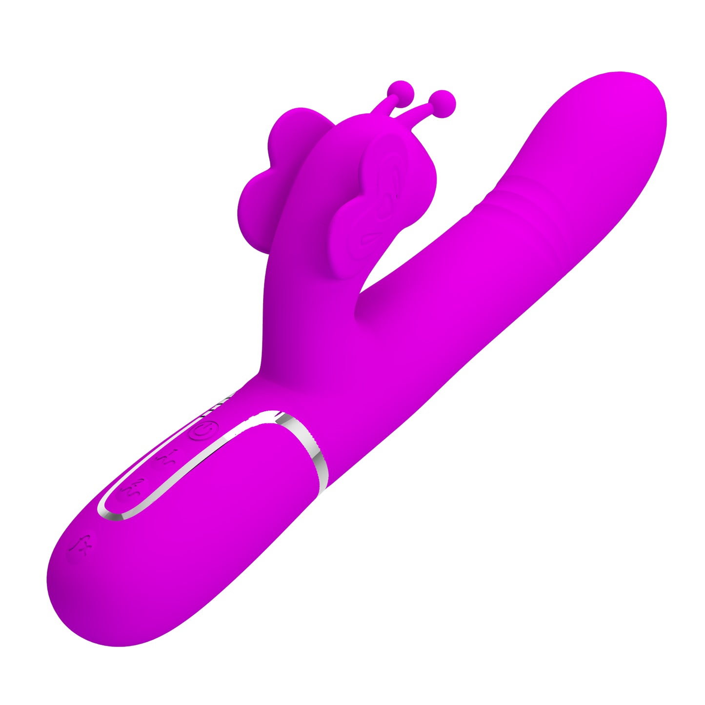 Pretty Love Ridgely Vibrating Sucking Rolling Beads Rabbit Vibrator Purple