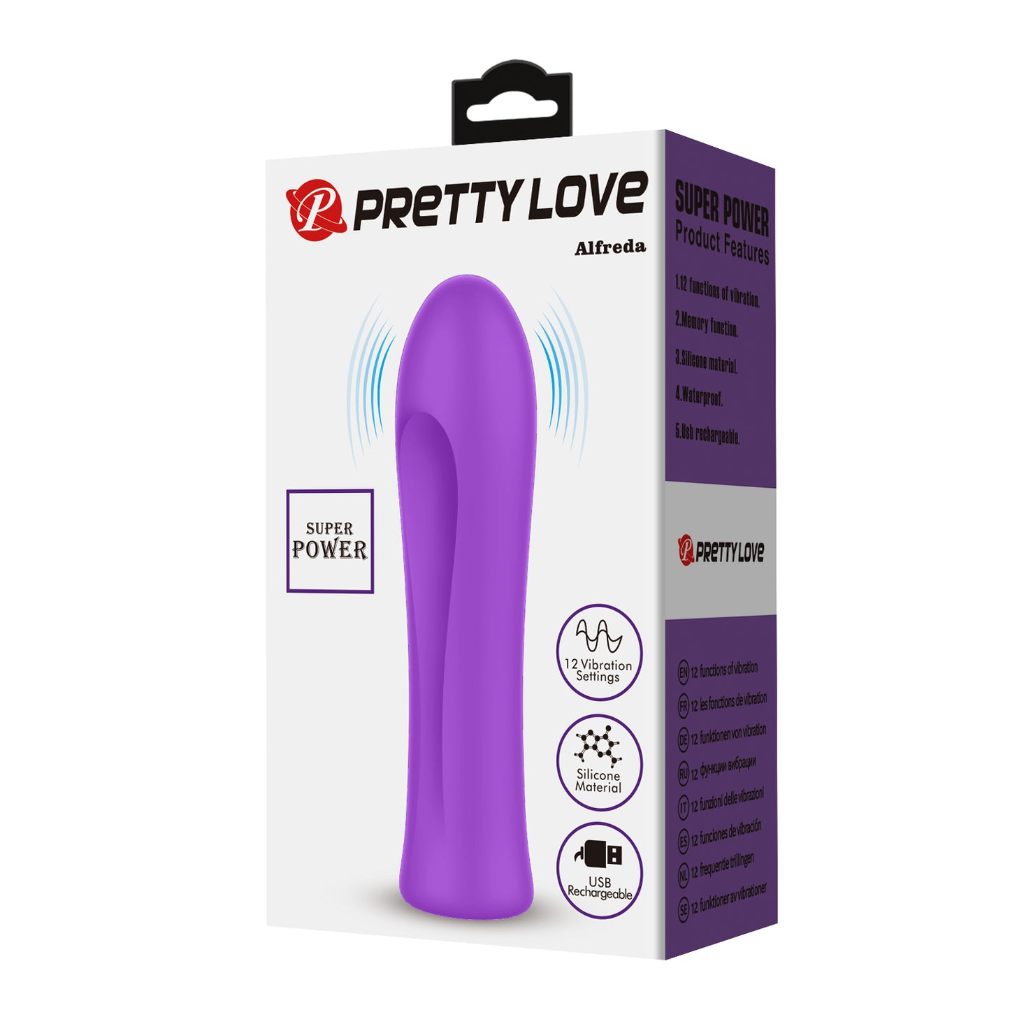 Pretty Love Alfreda Bullet Vibrator Purple