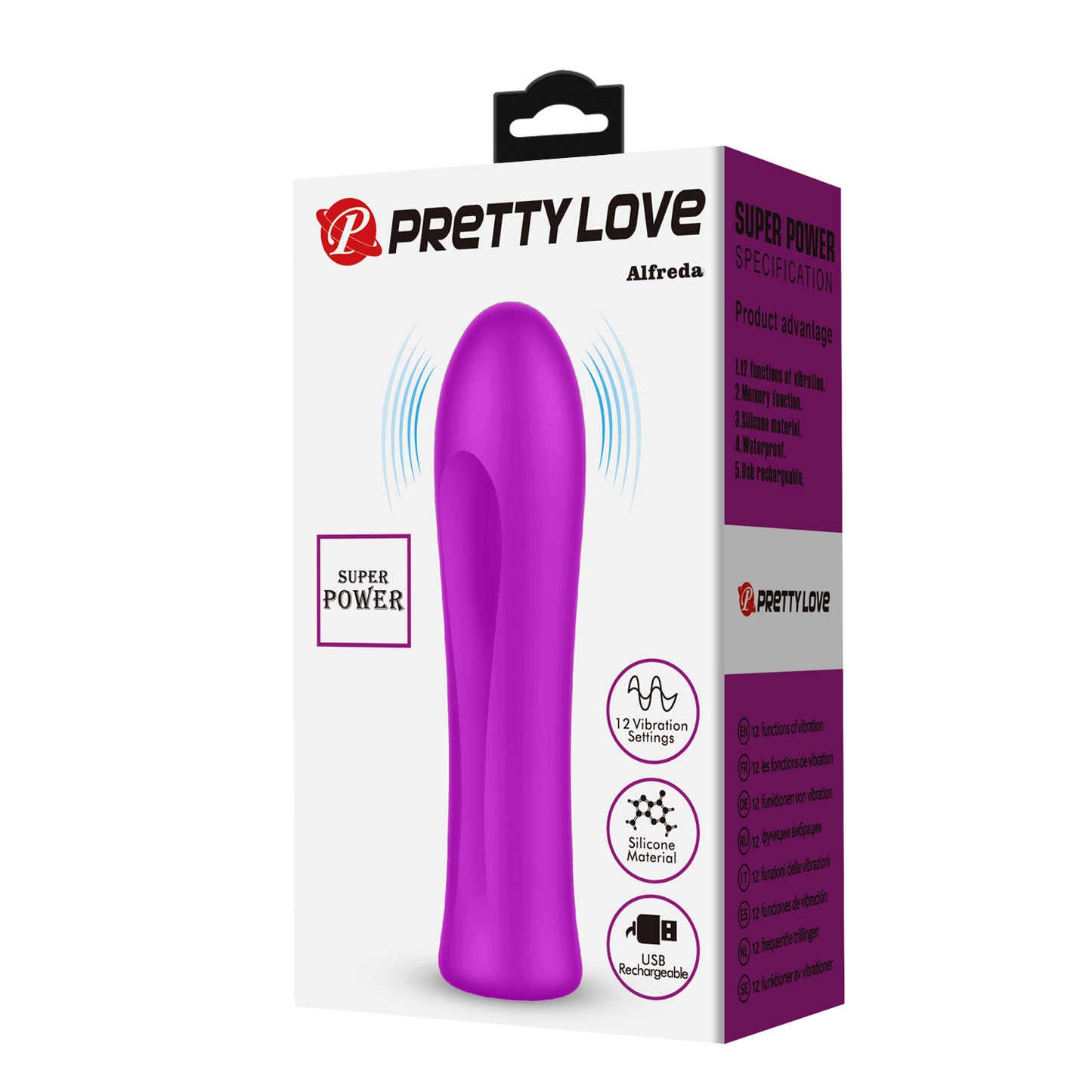 Pretty Love Alfreda Bullet Vibrator Pink