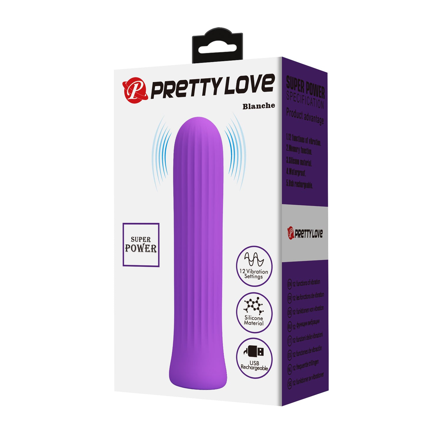 Pretty Love Blanche Bullet Vibrator Purple
