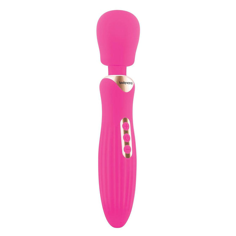 Bodywand RUMBLE WAND 10" Massage Wand Vibrator Hot Pink