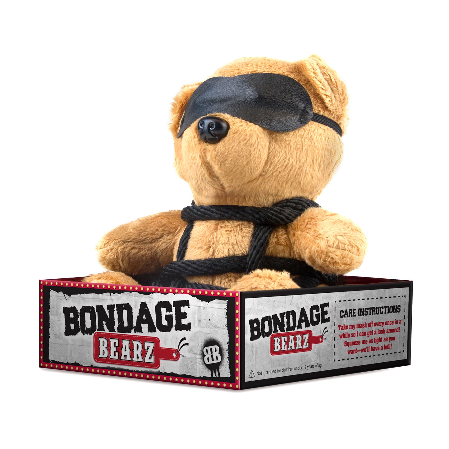 Electric EEL | Bondage Bear Bound Up Billy - 17cm tall x 15cm wide