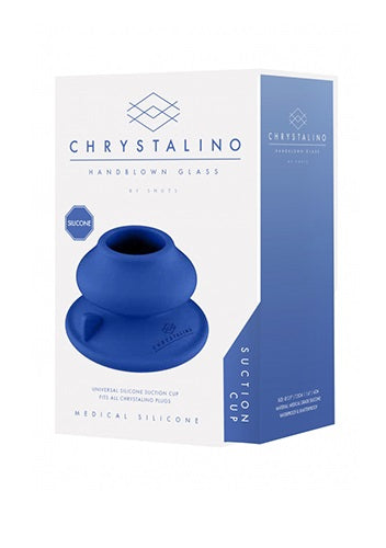 Shots Toys | Chrystalino - Silicone Suction Cup - Blue