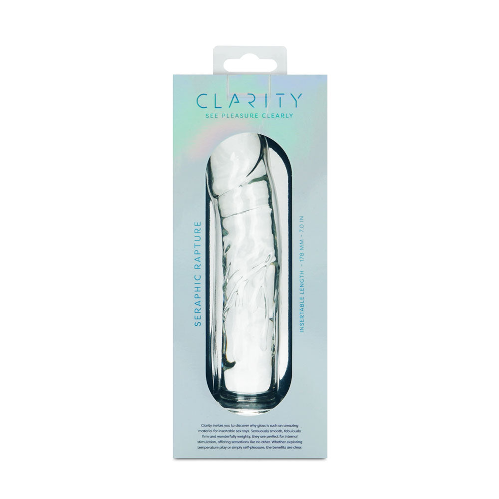 CreativeC | Clarity - Seraphic Rapture - Clear 17.8cm Glass Dildo