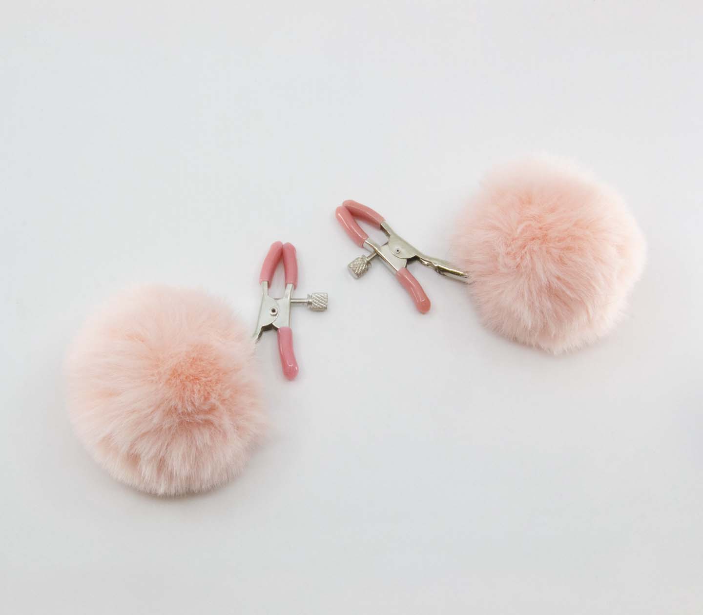 Love In Leather Pom Pom Nipple Clamps
