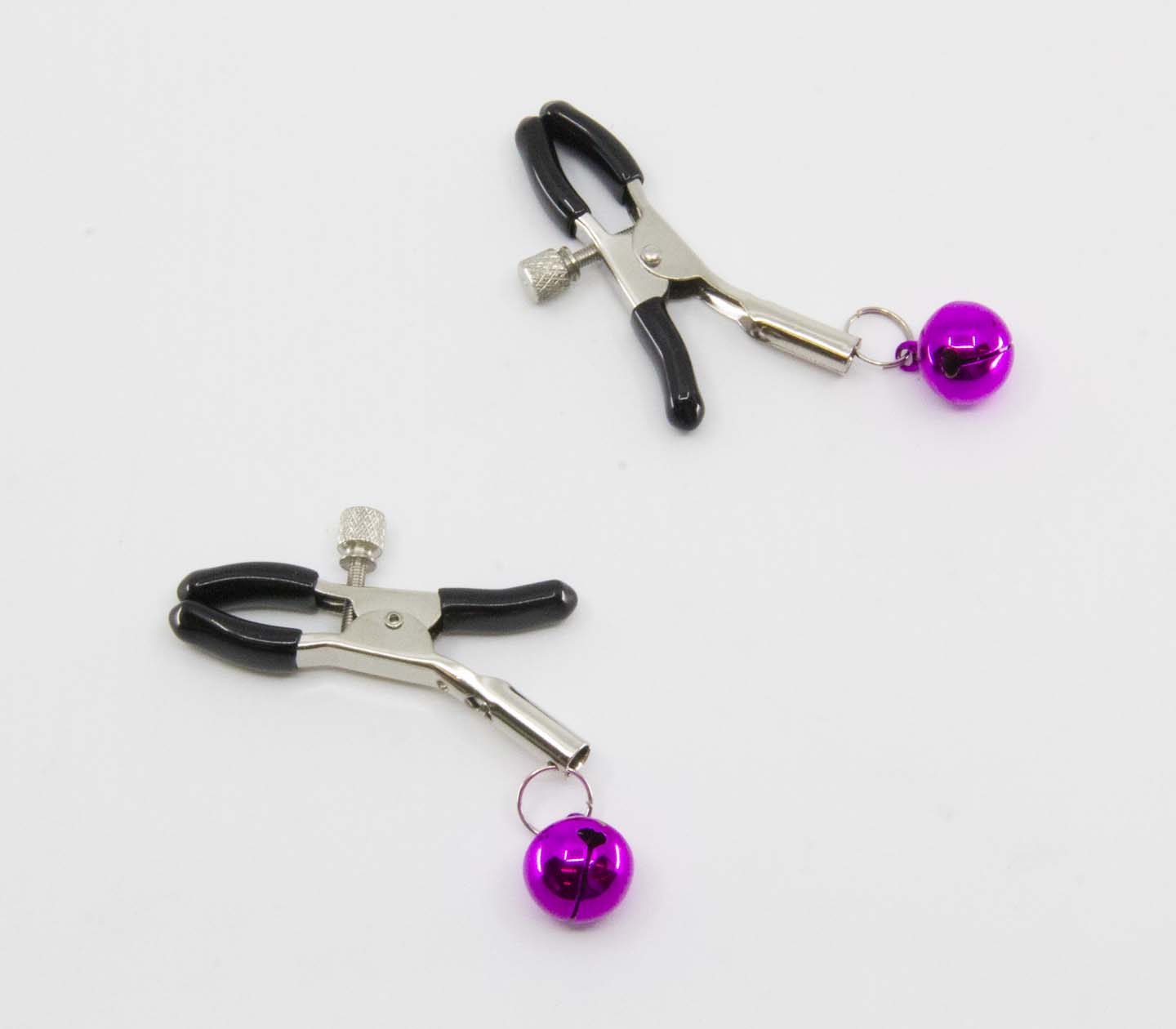 Love In Leather Bell Nipple Clamps