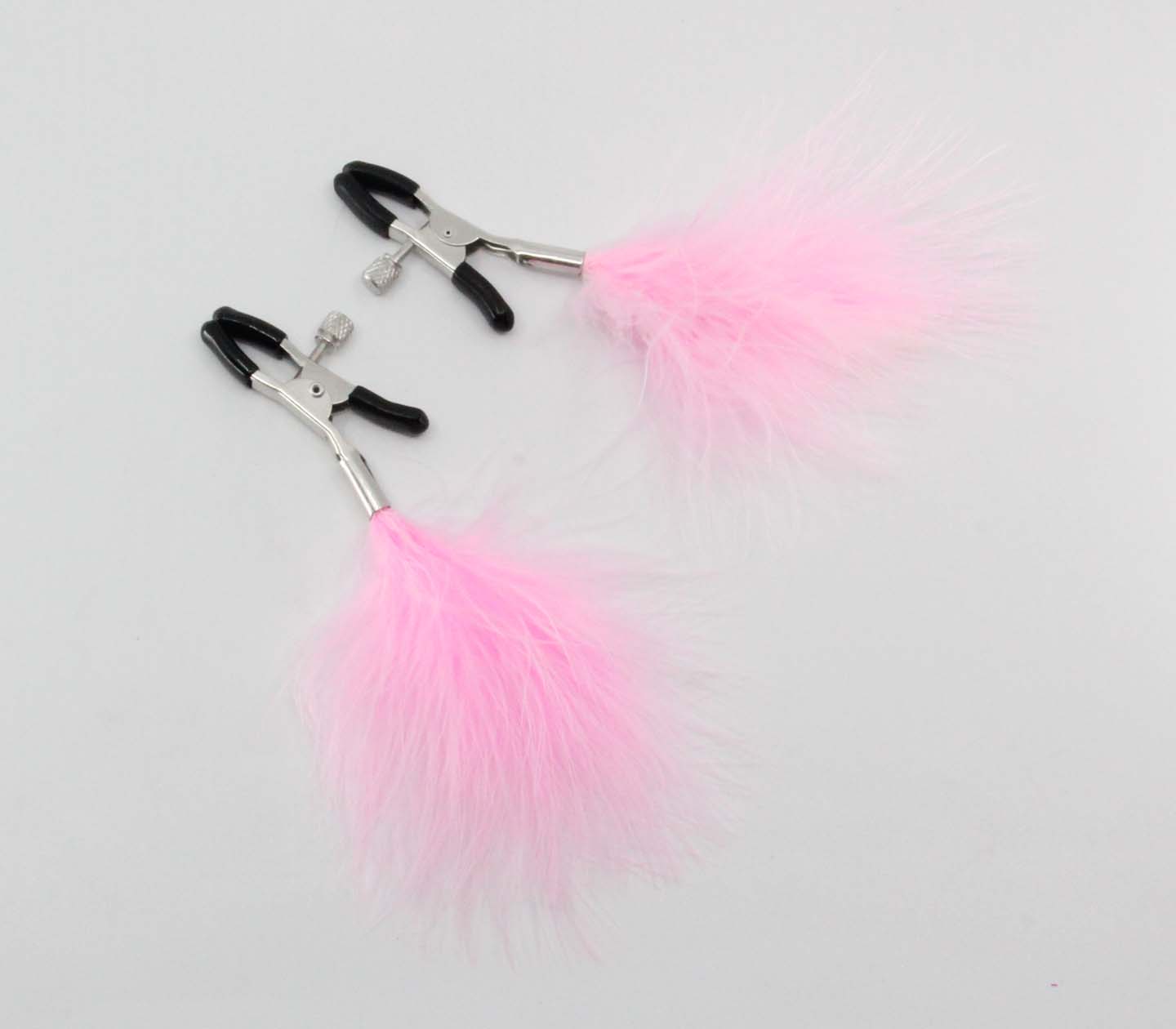 Love In Leather Feather Nipple Clamps