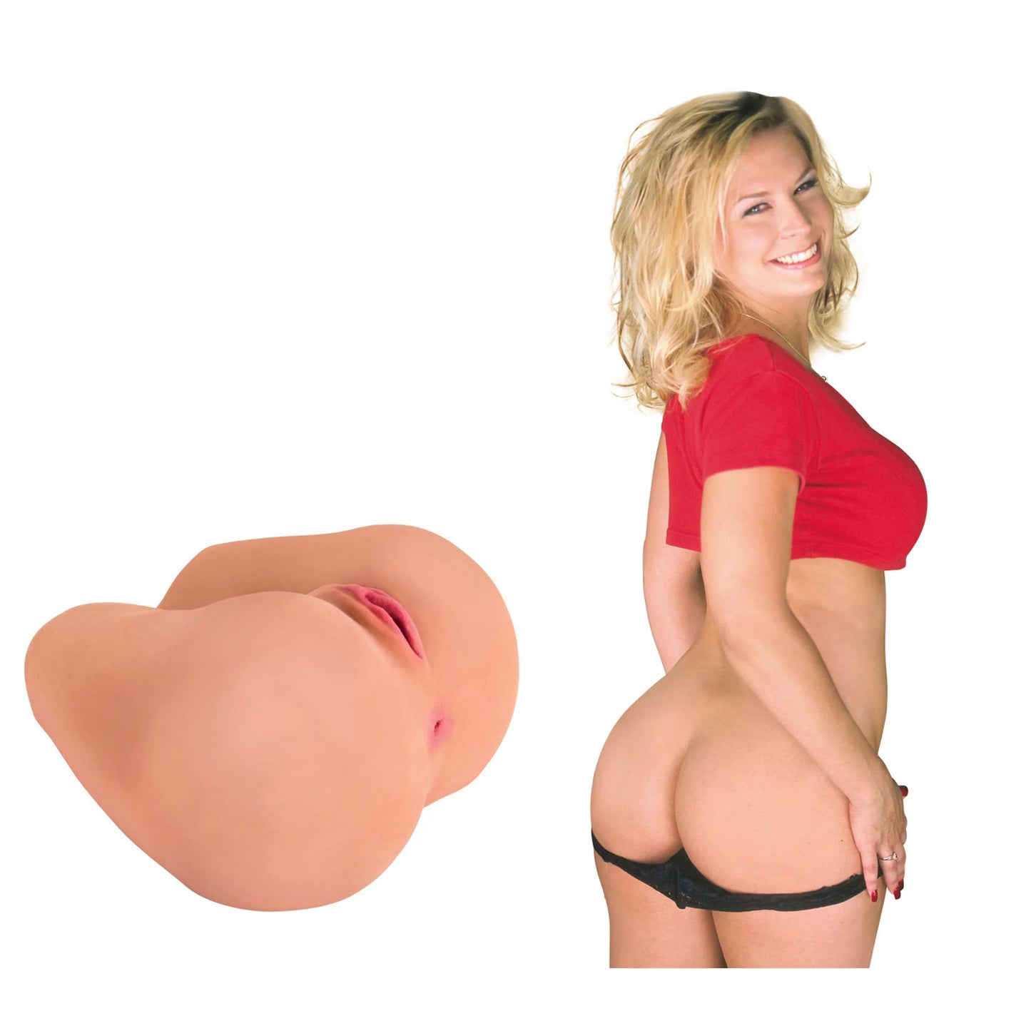 Curve Toys | Mistress Maddie - 10X Missionary Butt Masturbator with Vibrating Egg