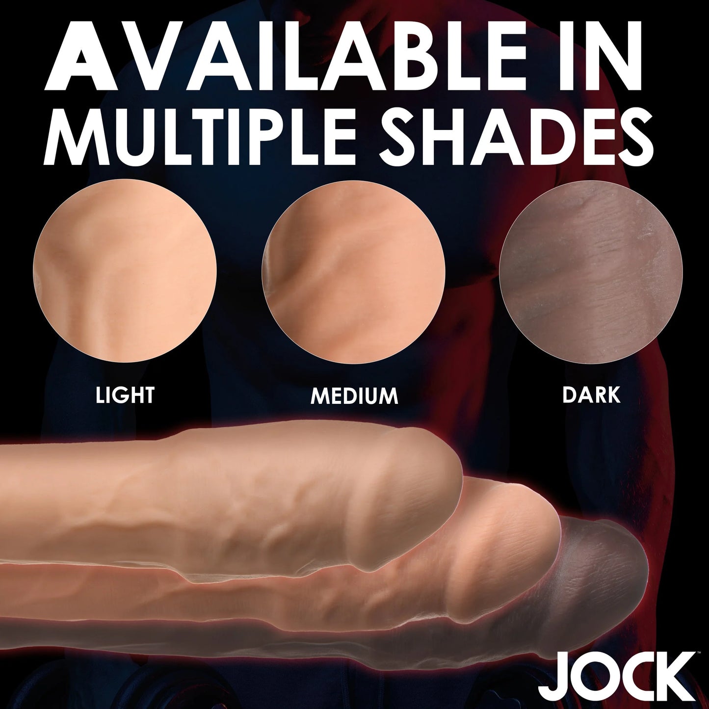 Curve Toys | JOCK Extra Thick 2" Penis Extension Sleeve - Medium