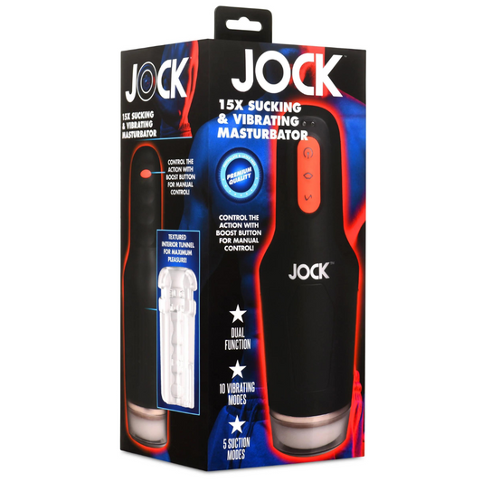 Curve Toys | JOCK 15X Sucking & Vibrating Masturbator