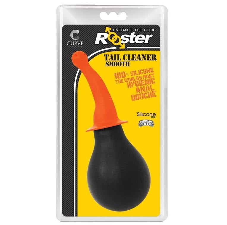 Curve Toys | Rooster Tail Cleaner Smooth Anal Douche - Orange