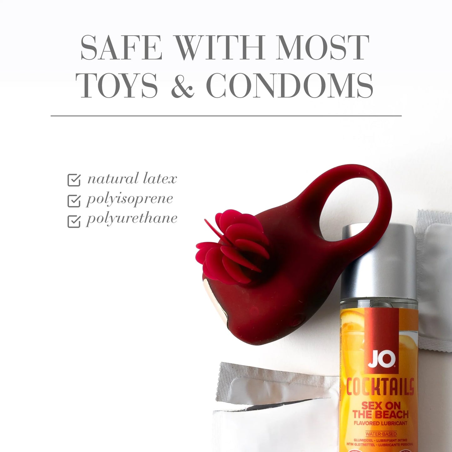 JO Cocktails Sex On The Beach Water Based Lube Lubricant 2oz/60ml