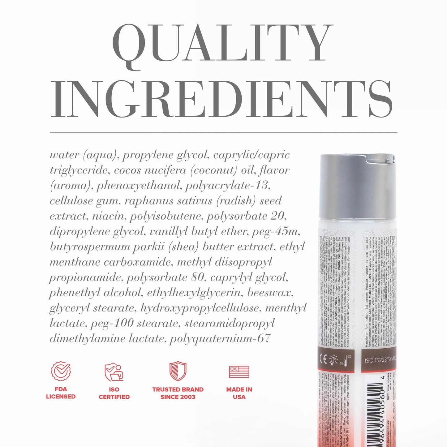 JO Coconut Hybrid Warming Lubricant 4oz/120ml