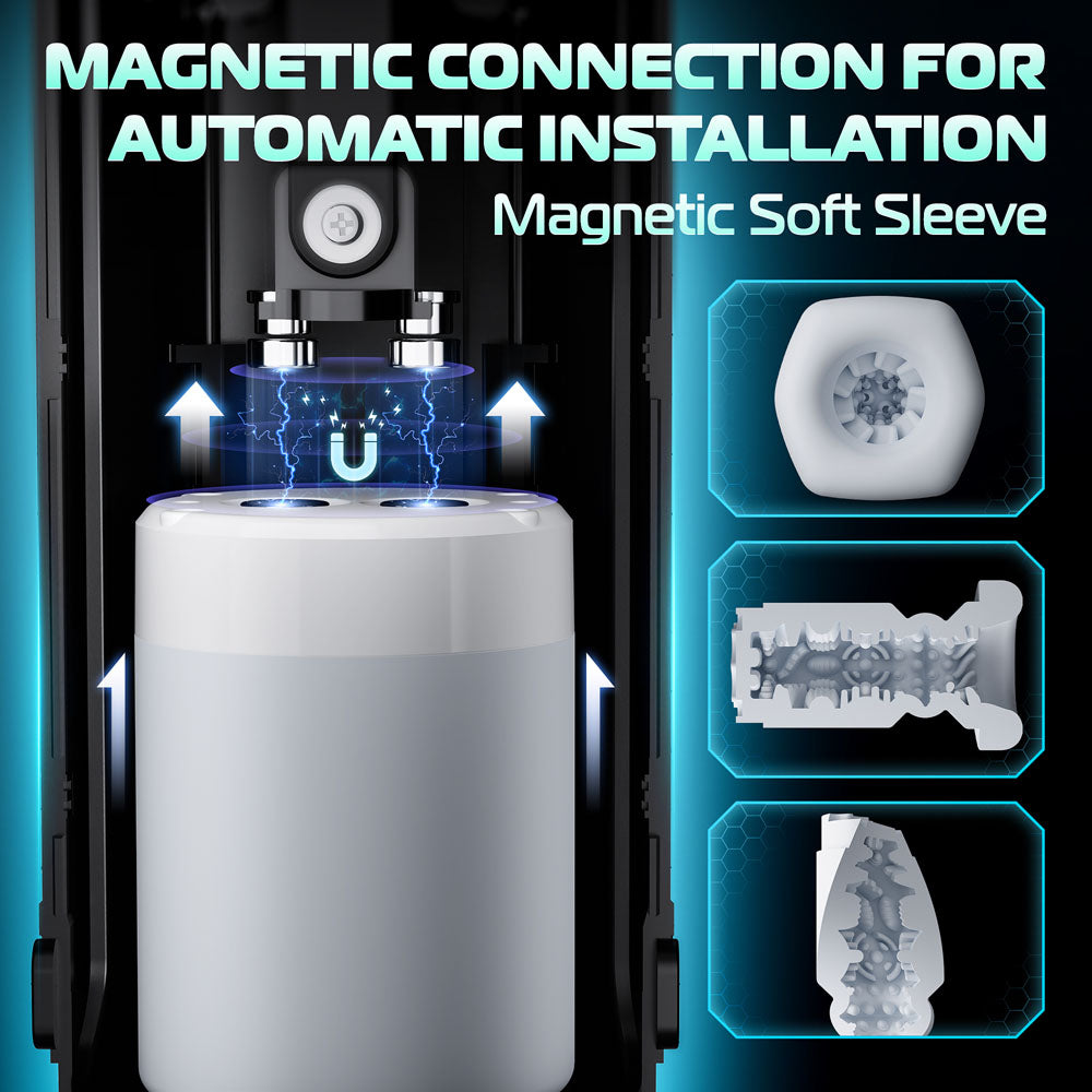 CyberSkin B-Titan Thrusting & Vibrating Auto Masturbator with Heater