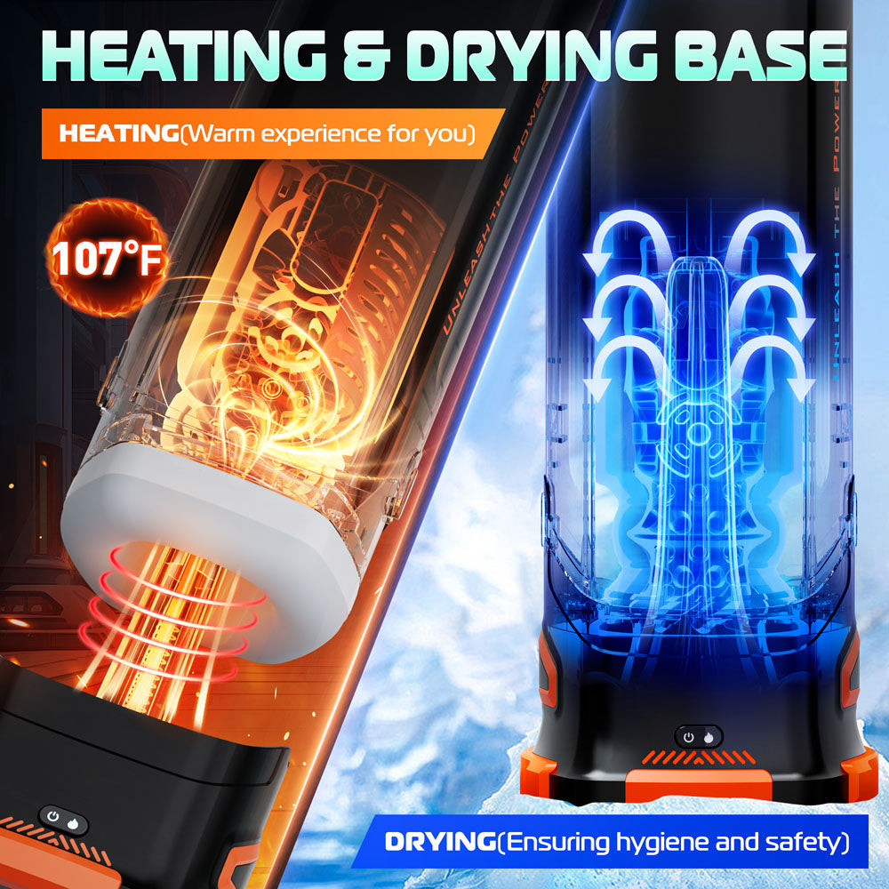CyberSkin B-Titan Thrusting & Vibrating Auto Masturbator with Heater