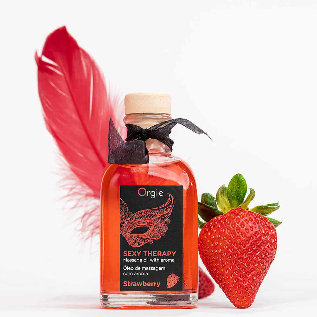 Orgie Sexy Therapy Strawberry Kissable Massage Oil 100ml