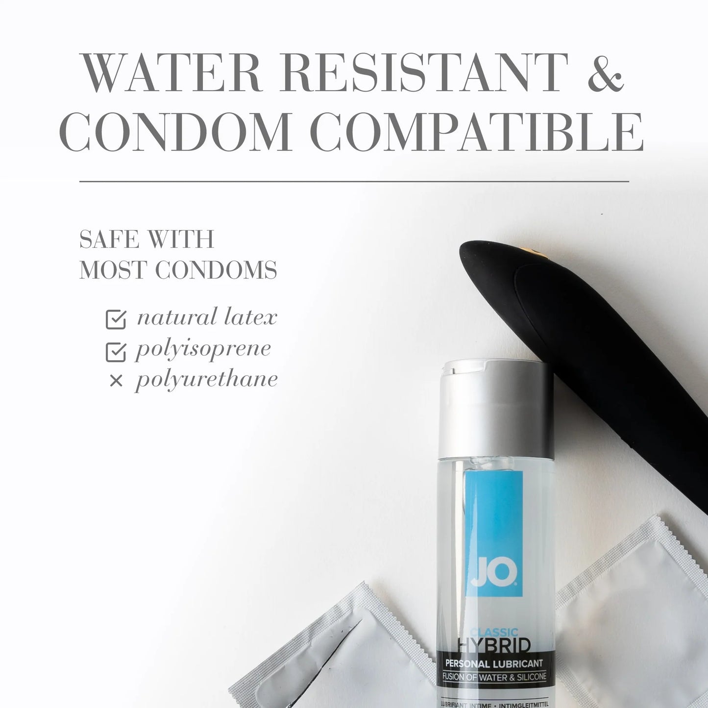 JO Classic Hybrid Silicone & Water Based Lubricant 8oz/240ml