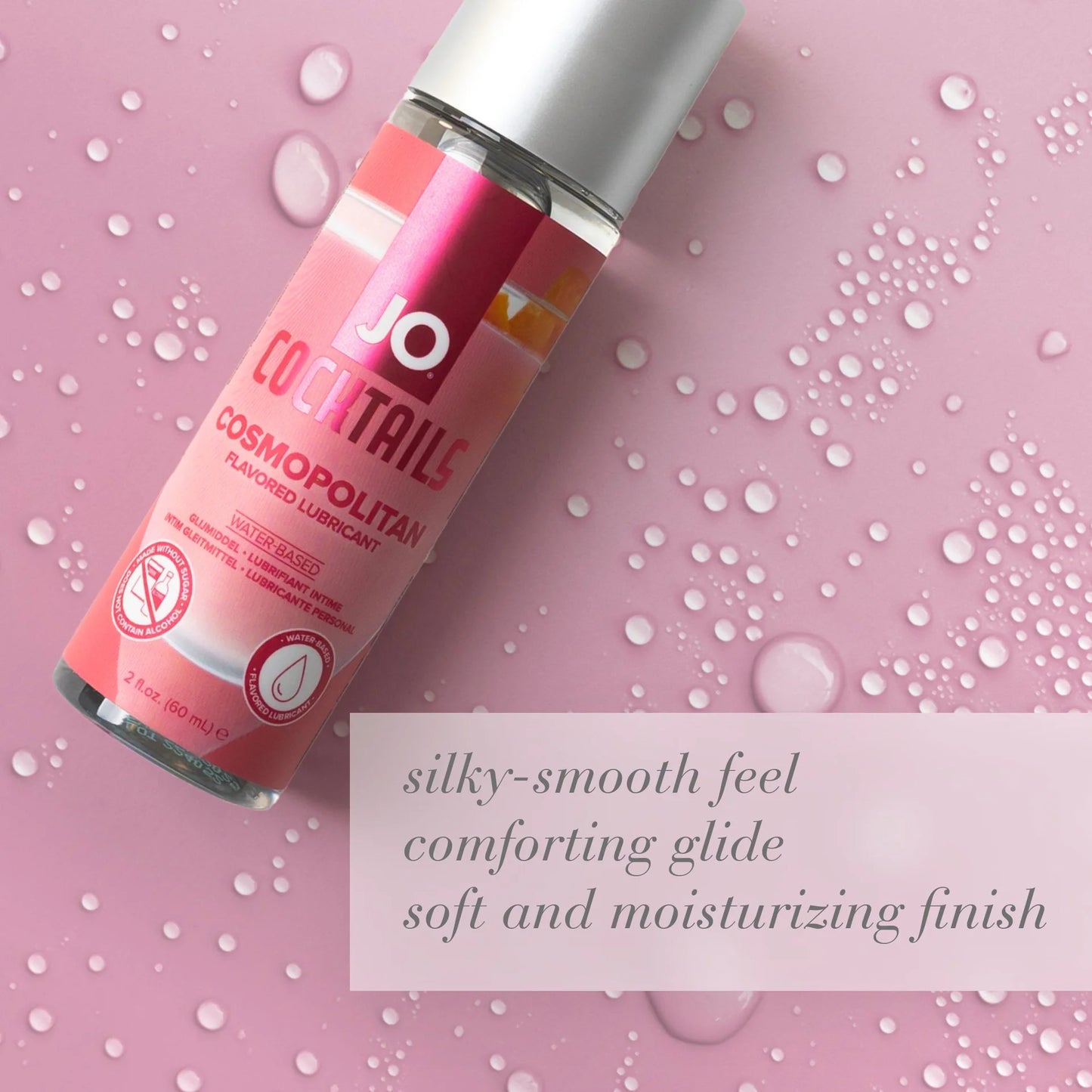 JO Cocktails Cosmopolitan Water Based Lube Lubricant 2oz/60ml
