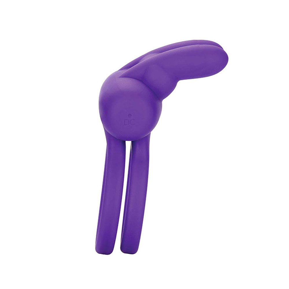 Adam & Eve ROCKIN' RABBIT - Purple USB Rechargeable Cock & Balls Ring