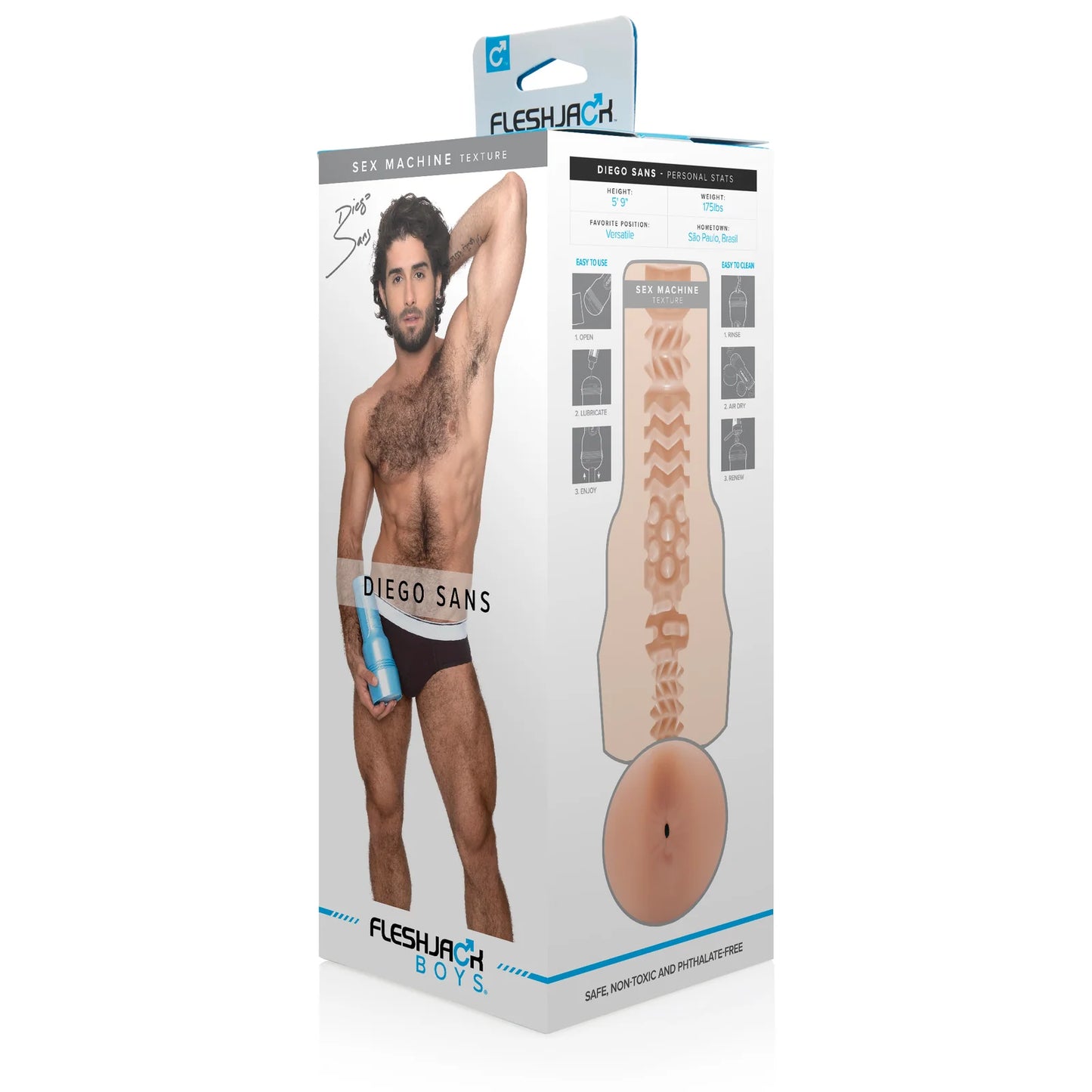 Fleshlight Fleshjack Boys Diego Sans Sex Machine Ass Masturbator