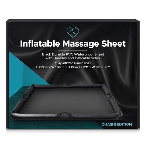 Eroticgel Nuru Inflatable Waterproof Massage Sheet with Handles 210cm x 156cm x 16cm